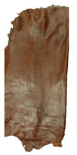 Load image into Gallery viewer, Soft brown REED leather whole skin, 7 to 10 SF, showcasing luxurious sheepskin texture and antique finish for creative crafting projects.
